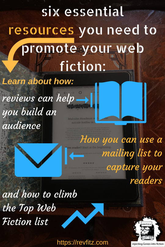 Six resources you need to promote your web fiction