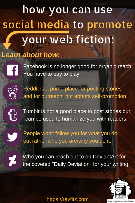 How to use social media to promote web fiction!